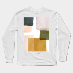 Abstract color blocks 2 Long Sleeve T-Shirt